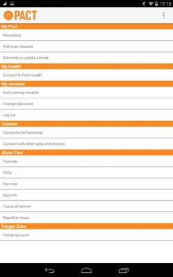 Pact android App screenshot 0