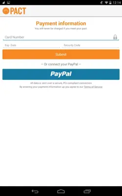 Pact android App screenshot 1