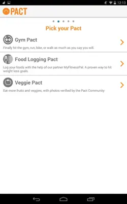 Pact android App screenshot 2